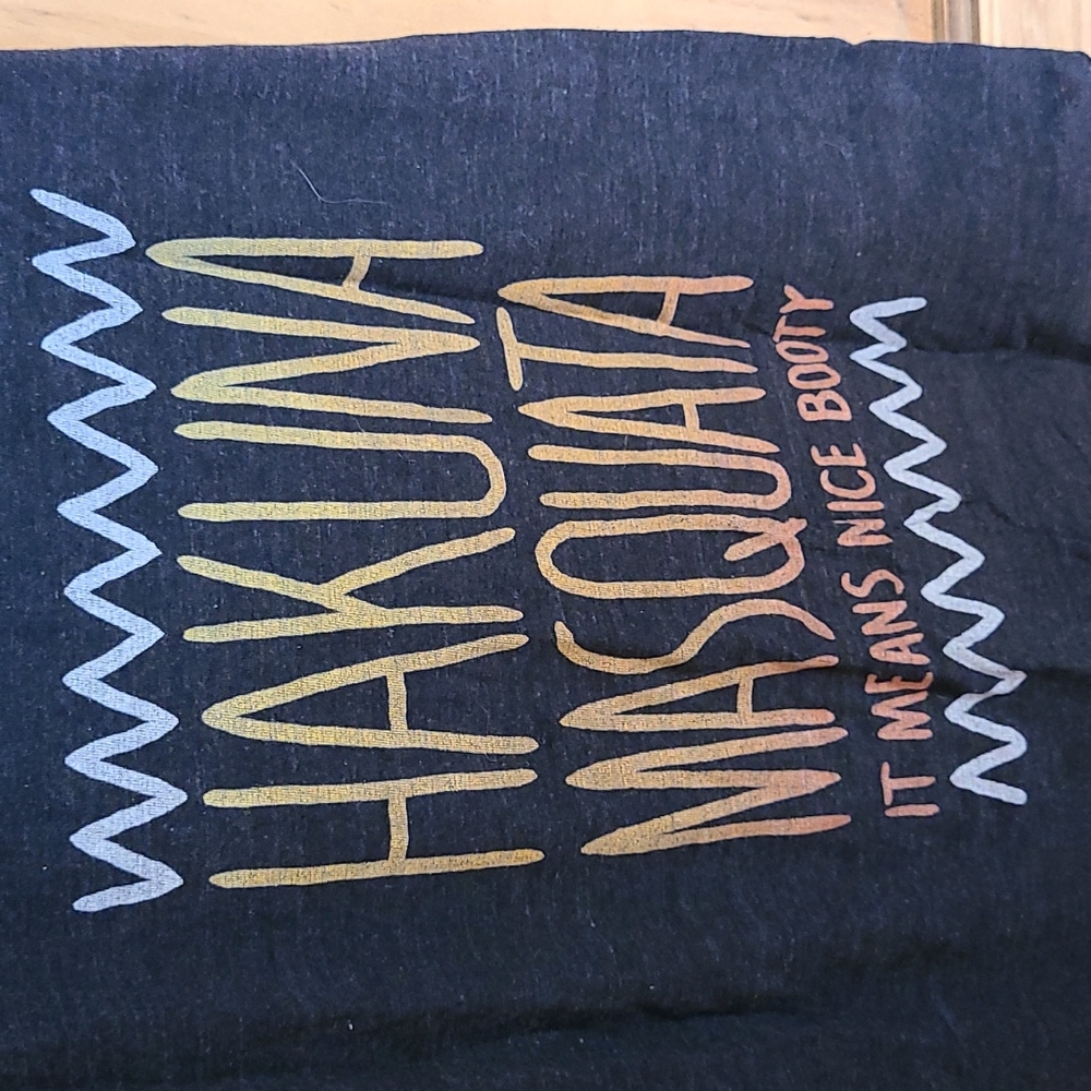 Black workout racer back tee
